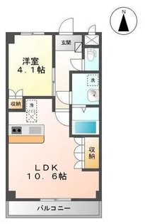 ポルト ボナー【2階】の間取り