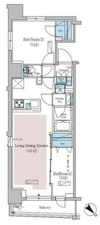 アーバネックス日本橋横山町【9階】の間取り
