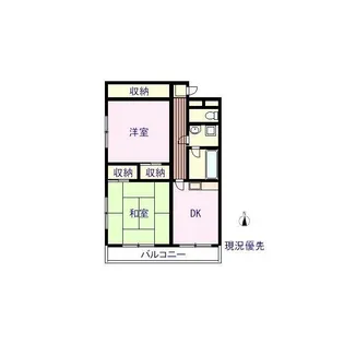 ピースタウンフロンティア【2階】の間取り