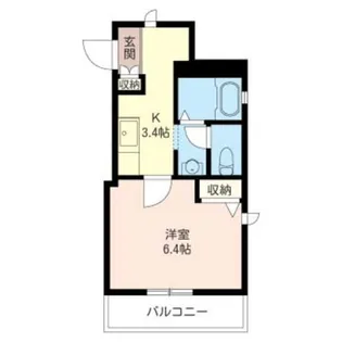 シャーメゾン エム【2階】の間取り