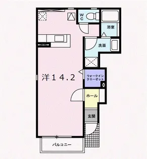 ベルデュールIV【1階】の間取り