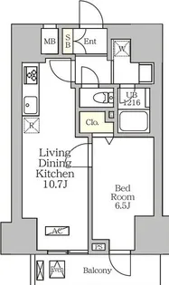 コートレジデンス南大塚【14階】の間取り