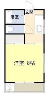 ラフォーレ恒久B棟【2階】の間取り