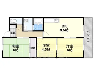 エスペランサ森川1【2階】の間取り