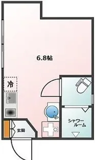 Glanz東新宿【2階】の間取り