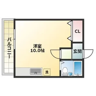 アルトゥパークマンション【9階】の間取り