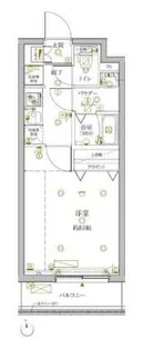 東京都新宿区上落合1【マンション】の間取り