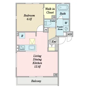 LapisLazuli【2階】の間取り