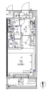 東京都墨田区石原2【マンション】の間取り