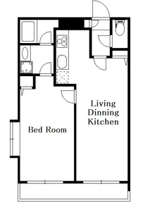 東京都中野区新井1【マンション】の間取り
