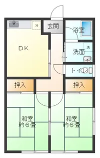 めぞんトキ【1階】の間取り