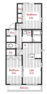 リュミエールIII【2階】の間取り