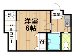 タナカハイツ【2階】の間取り