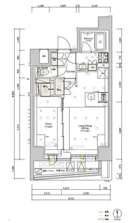 東京都江東区住吉1【マンション】の間取り