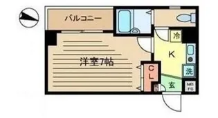 プレジール中野坂上【2階】の間取り