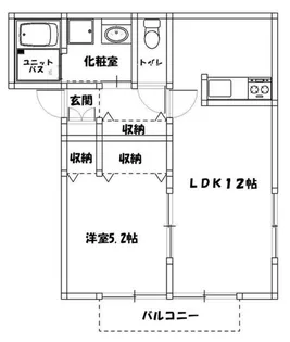 イーストパークB棟【1階】の間取り