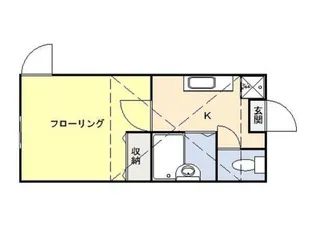 エクセルシア【1階】の間取り