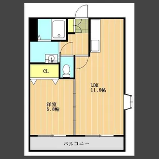 アルカディア桜木【3階】の間取り