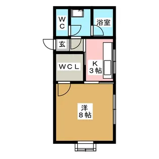 CRESTCOURT.T【2階】の間取り