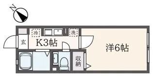 神奈川県横浜市保土ヶ谷区星川3【アパート】の間取り