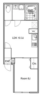 東京都目黒区下目黒3【マンション】の間取り