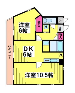 東京都調布市西つつじケ丘3【マンション】の間取り