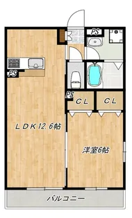 リブリ・TYU【2階】の間取り