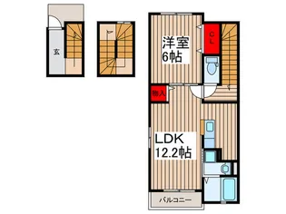グランフルール【3階】の間取り