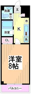 神奈川県川崎市多摩区生田7【マンション】の間取り