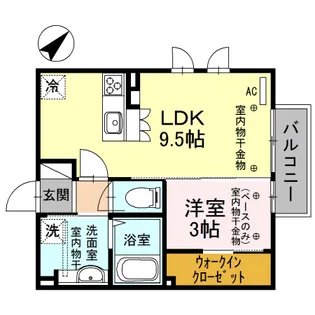 aile(エール)【2階】の間取り