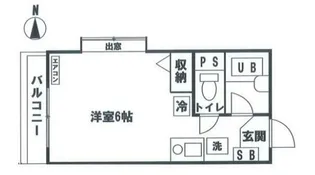 東京都大田区千鳥2【マンション】の間取り