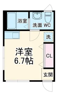 風と貝殻のエスペール【1階】の間取り