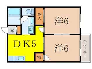 メゾンジュリエ【2階】の間取り