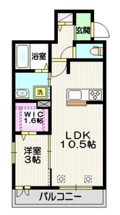 埼玉県蕨市塚越2【マンション】の間取り