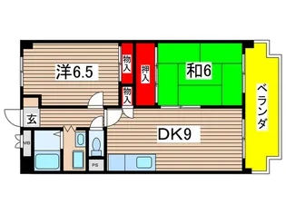 パティオクラブ滝ノ水【4階】の間取り