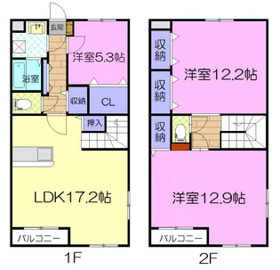 Y&M GENTRY・AYUの間取り