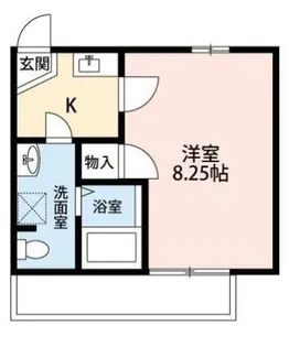 神奈川県相模原市中央区上溝【アパート】の間取り