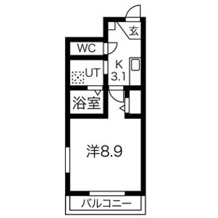 アイランドヴィレッジ本町A(Island Village A)【1階】の間取り