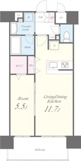 バロンドール京橋【4階】の間取り