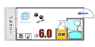 サンリビング2【2階】の間取り