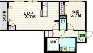東京都板橋区南常盤台2【マンション】の間取り