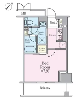 リージア海老名ビナフロント【6階】の間取り