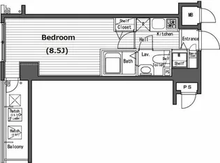 ガラ・シティ横浜西口【5階】の間取り