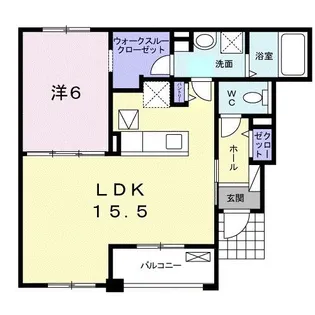 シャロー・スワンプ【1階】の間取り