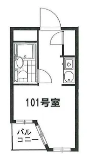 クリエイトハウス谷中【1階】の間取り