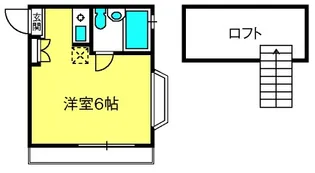AKEOハイツ【2階】の間取り