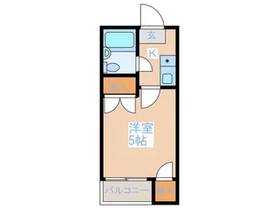 ゆうハウス【3階】の間取り