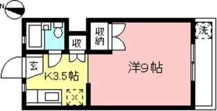 パルデンス和泉【1階】の間取り