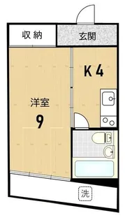 恩田ビル【4階】の間取り