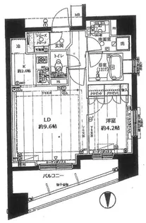 東京都渋谷区渋谷3【マンション】の間取り